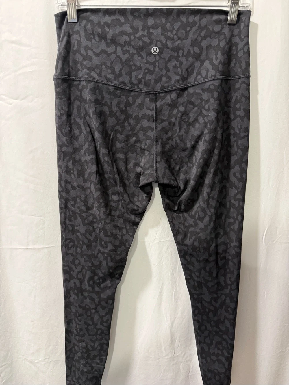 lululemon athletica Black Charcoal Print Leggings